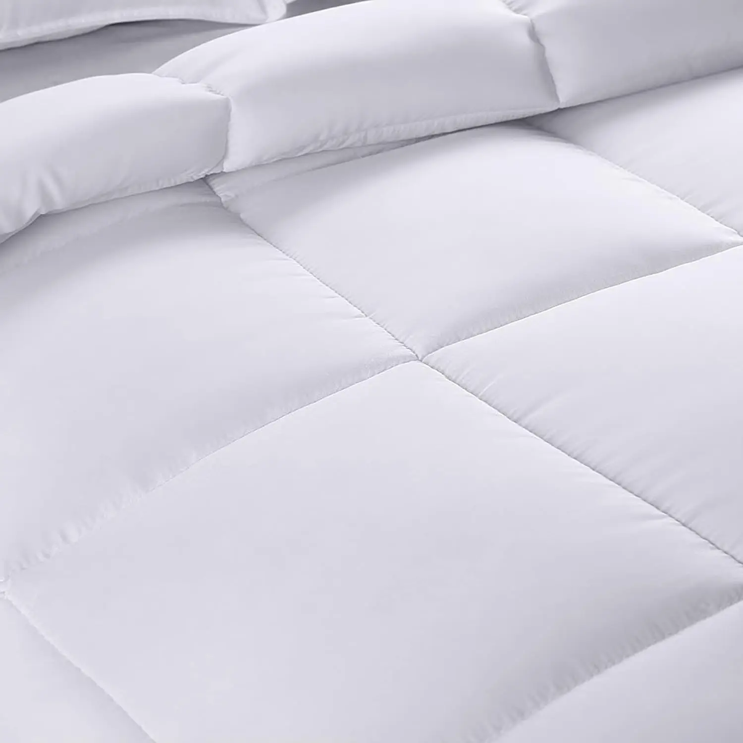 Down Alternative Comforter Twin White All Season Comforter Plush Siliconized Fiberfill Duvet Insert Box Stitched