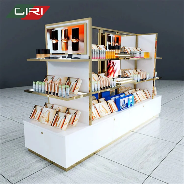 CIRl Get free samples Beauty salon cosmetic display stand cabinet paint simple modern special-shaped cosmetic furniture