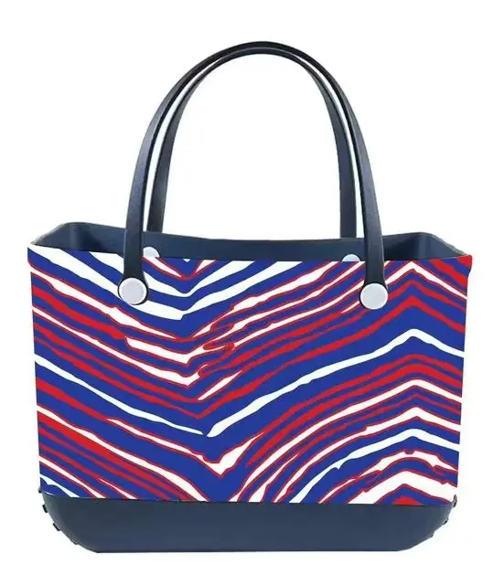 2024 New Fashion Silicon Rubber Waterproof Bag Summer Handbag Women Eva Foam Beach Tote Bag