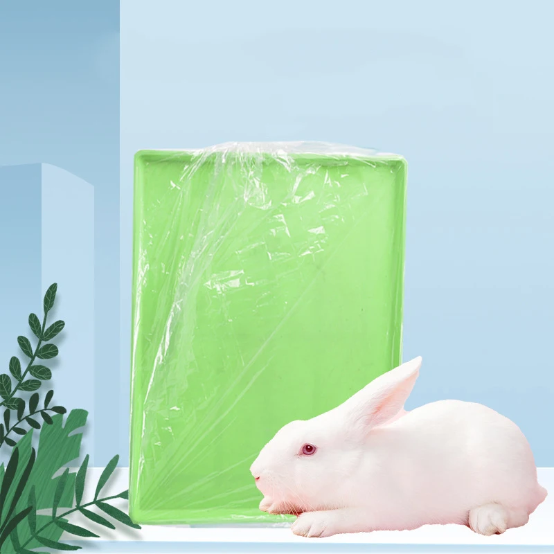 50Pcs Chassis film disposable easy removal plastic cover bag for cats pet rabbit guinea pig cage cat toilet litter accessories