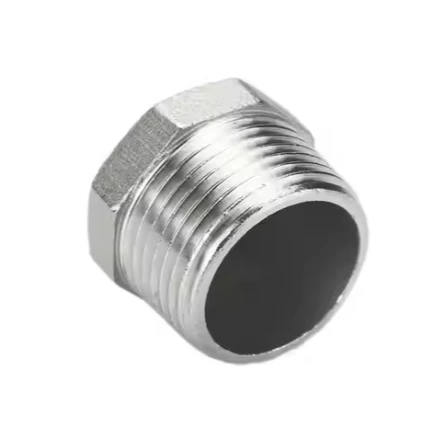 Internal Thread Screw  304 Stainless Steel round Pipe Cap with Solenoid Power for Water Media