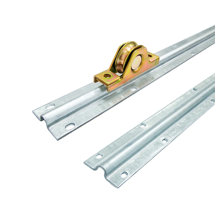 Galvanized Steel V Groove Sliding Door Track For Villa