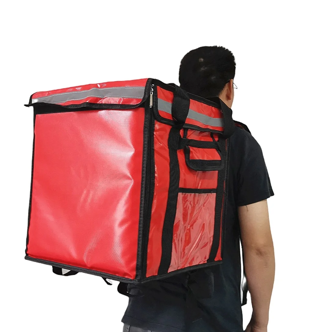 Big  waterproof Thermal motorcycle bike backpack  food delivery backpack food delivery bag insulated