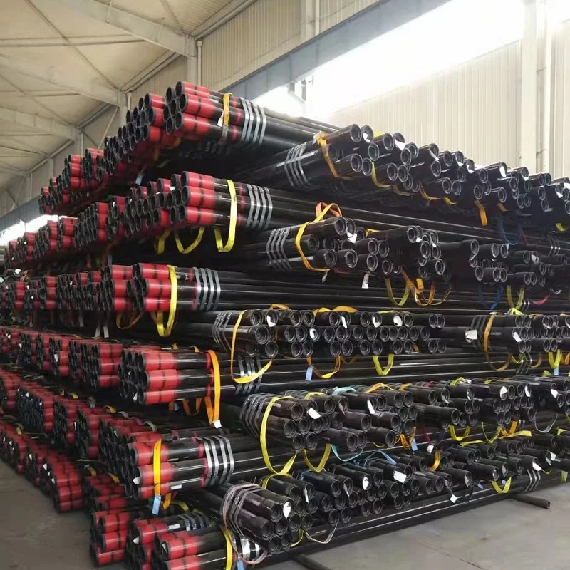 OCTG Oil Gas Field API 5CT Casing Tubing K55 L80 N80Q P110 Seamless Steel 4.5 6 9-5/8 13' 3/8  20 inch 340mm Pipe