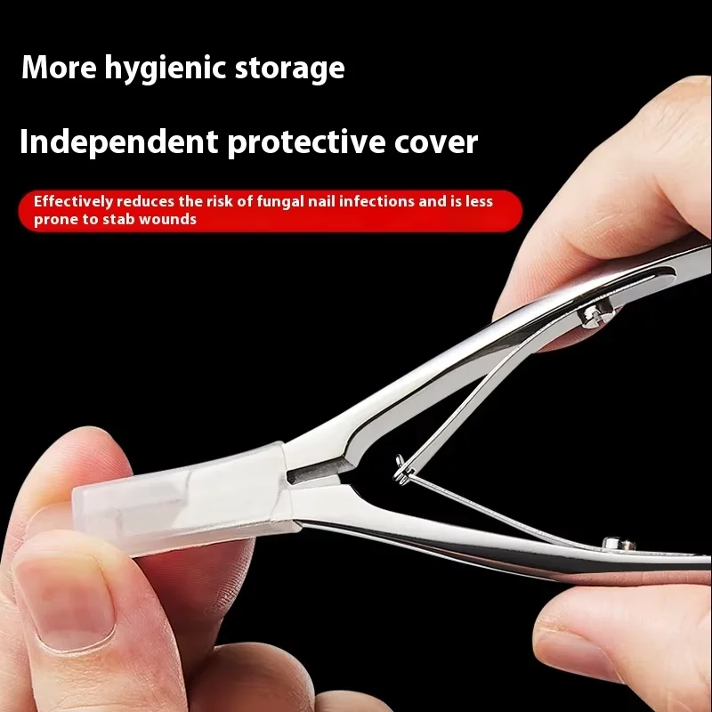Vietnam Professional Russian-Style Stainless Steel Manicure Scissors Double Fork Dead Skin Nippers Sharp Blade Nail Technicians