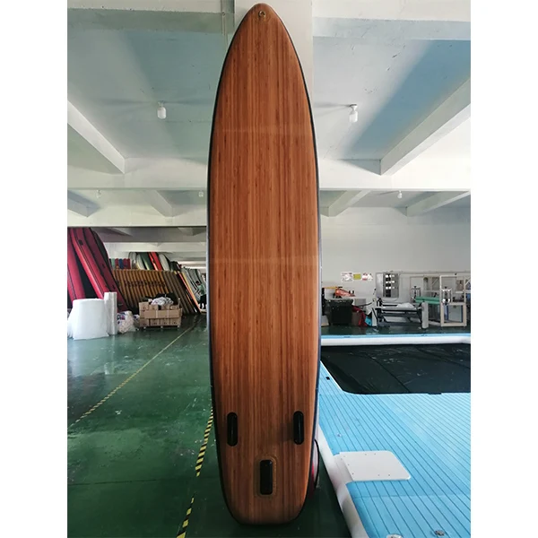  Высокая плотность Дерево Бамбук зерно двойной слой Drop Stitch Sup