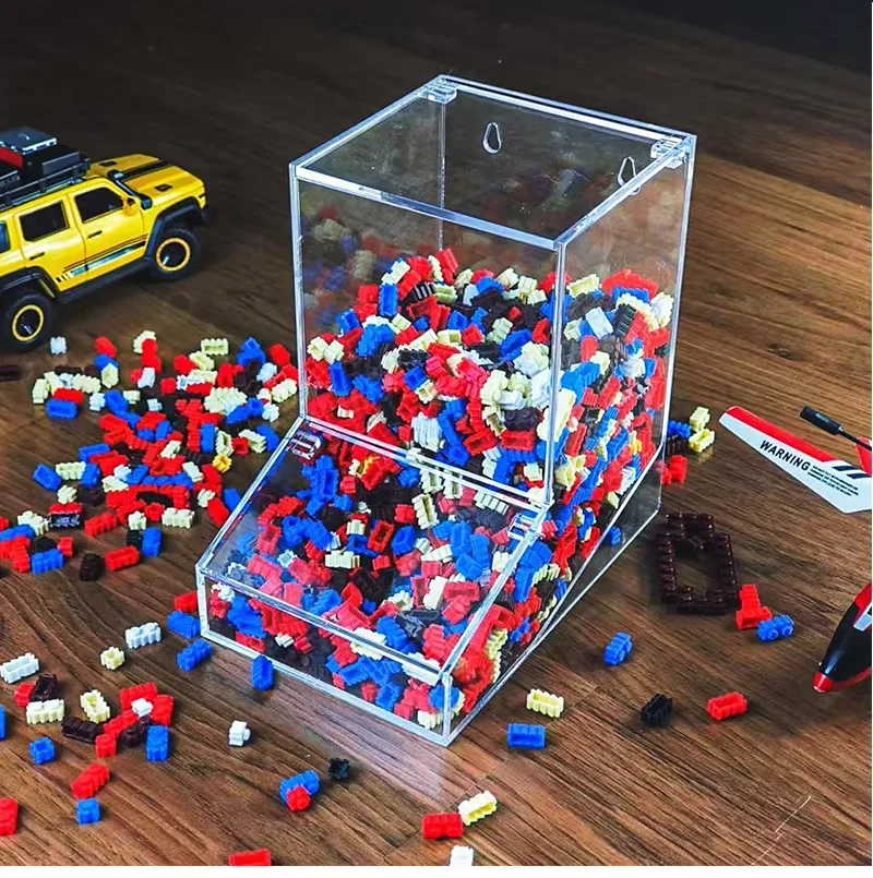 JUMEIJIA Custom Candy Store Plastic Clear Acrylic Candy Dispenser Box Acrylic Candy Bins with Lid
