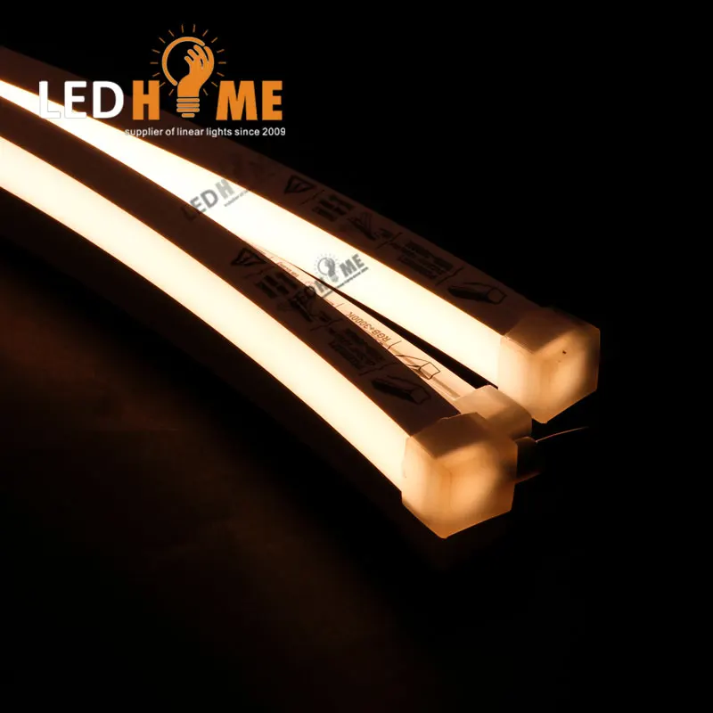 LEDHOME Free Cutting NE-1615 DC 24V Epistar Chip  Topview 120 Degree Beam Angle Silicon Neon Flex Light