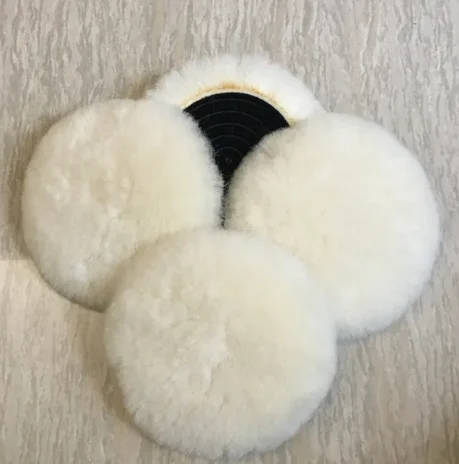 High Quality 7inch Felt Polishing Wheels Wool Buffing Pad Car Waxing Wool Wheel Auto Paint Care Polisher Pads