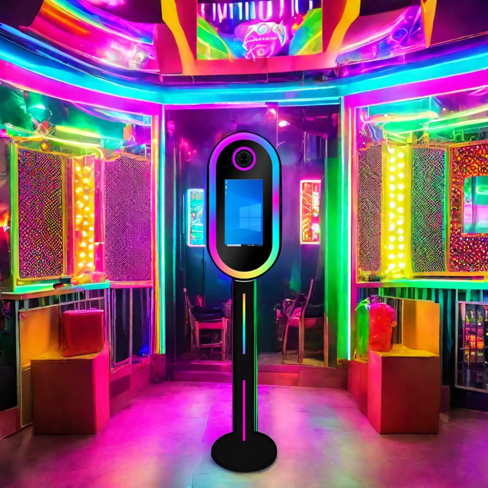 13.3 Inch Selfie Magic Photo Mirror Booth New Split Model with Camera Printer for Weddings-New Advertising Equipment