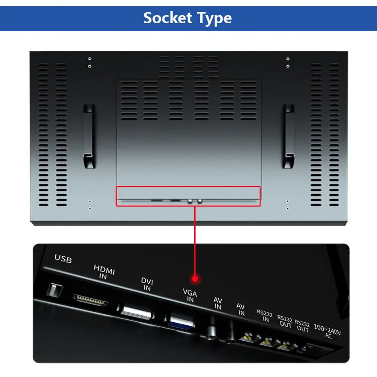 Video Wall Screen 55inch 2x2 3x3 3.5mm Splicing Display Screen Lcd Outdoor Video Wall