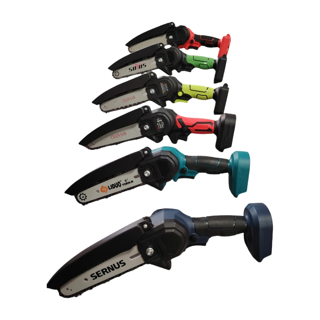 4 Inch Lithium Battery Chainsaw Portable Cordless Mini Electric Chain saw Power Saws Pruner Shears Battery Lithium Chainsaws