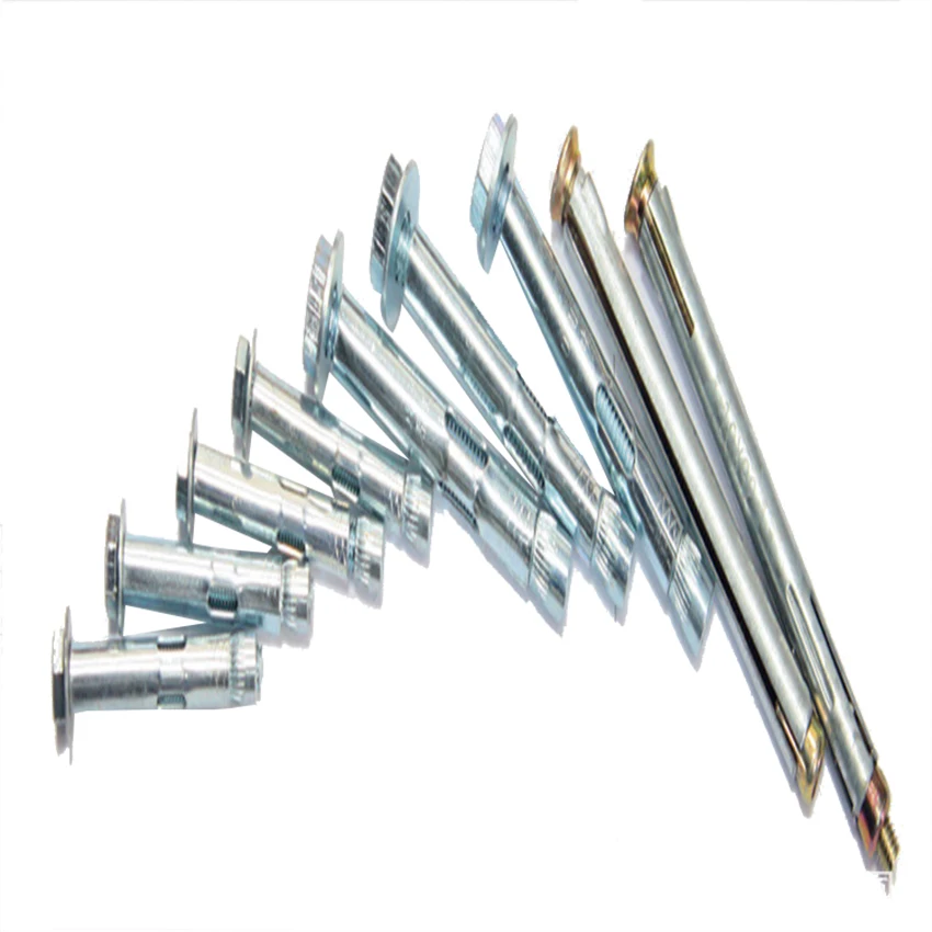 High Quality M2.5-M12 Expansion  Anchors Fixing Sleeve Anchors Bolts for Mechanical Assembly 5mm-200mm  Grade 4.8-10.9