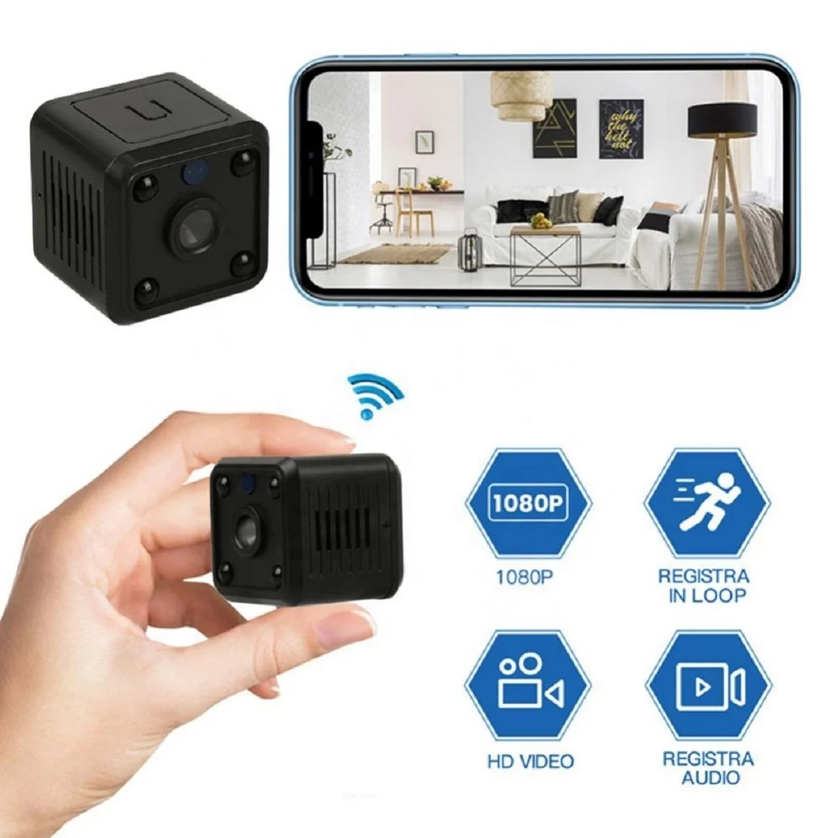 HD Q9 ultra-clear wifi wireless ip camera mini indoor mini camera with 150 degree night vision detection motion detection
