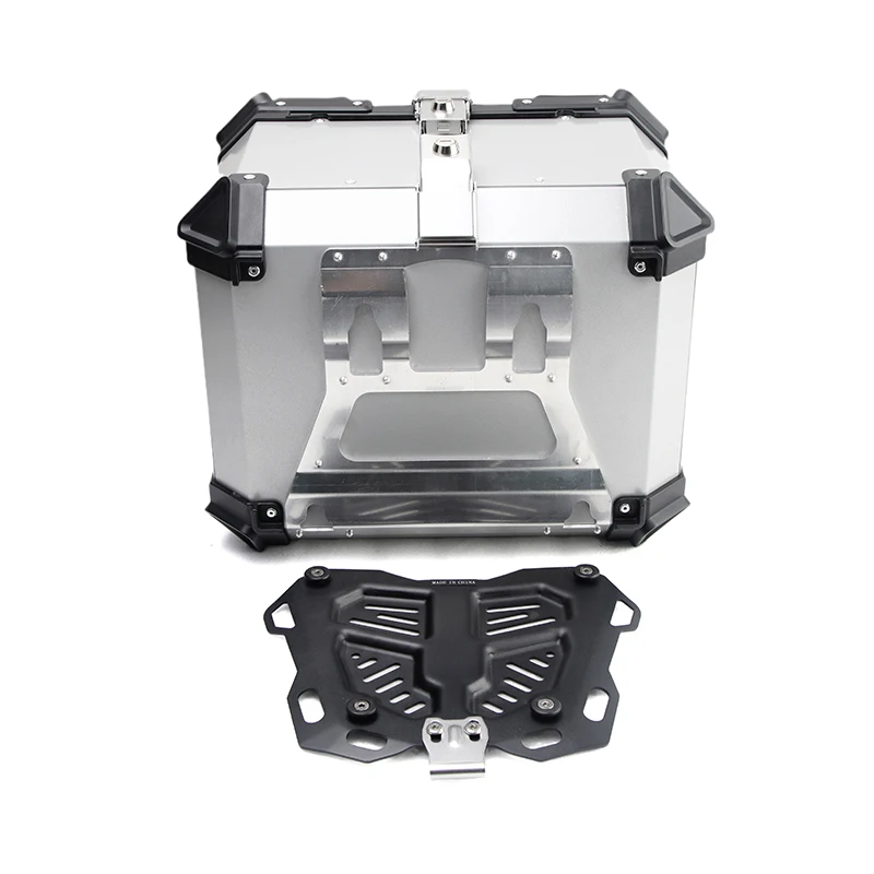 BK 45L bike luggage carrier jtan aluminum alloy side luggage pannier alloy top case motor trunk box motorcycle tail boxes