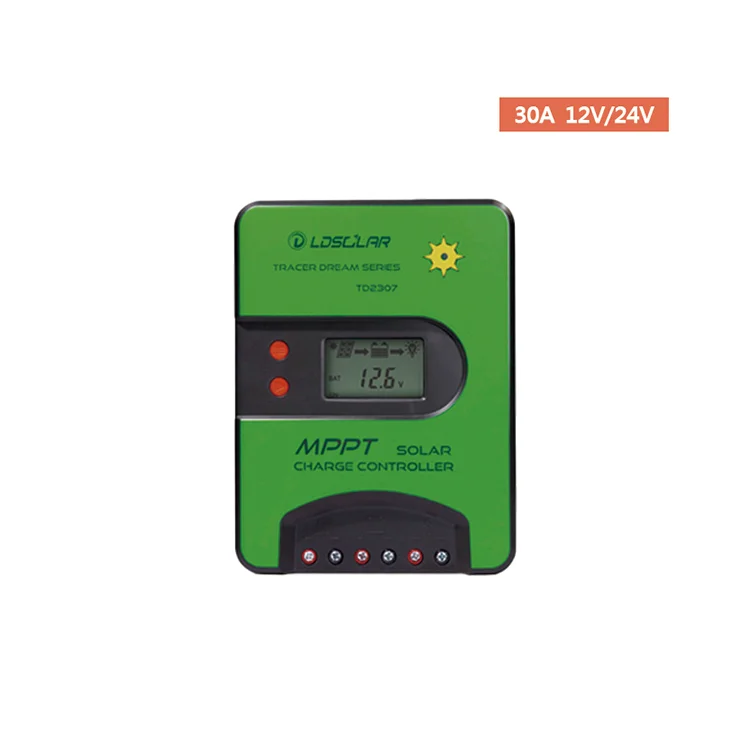 solar charge controller 20a input voltage 12/24/36/48 v dc available mppt smart solar charge controller for home off-grid chargi