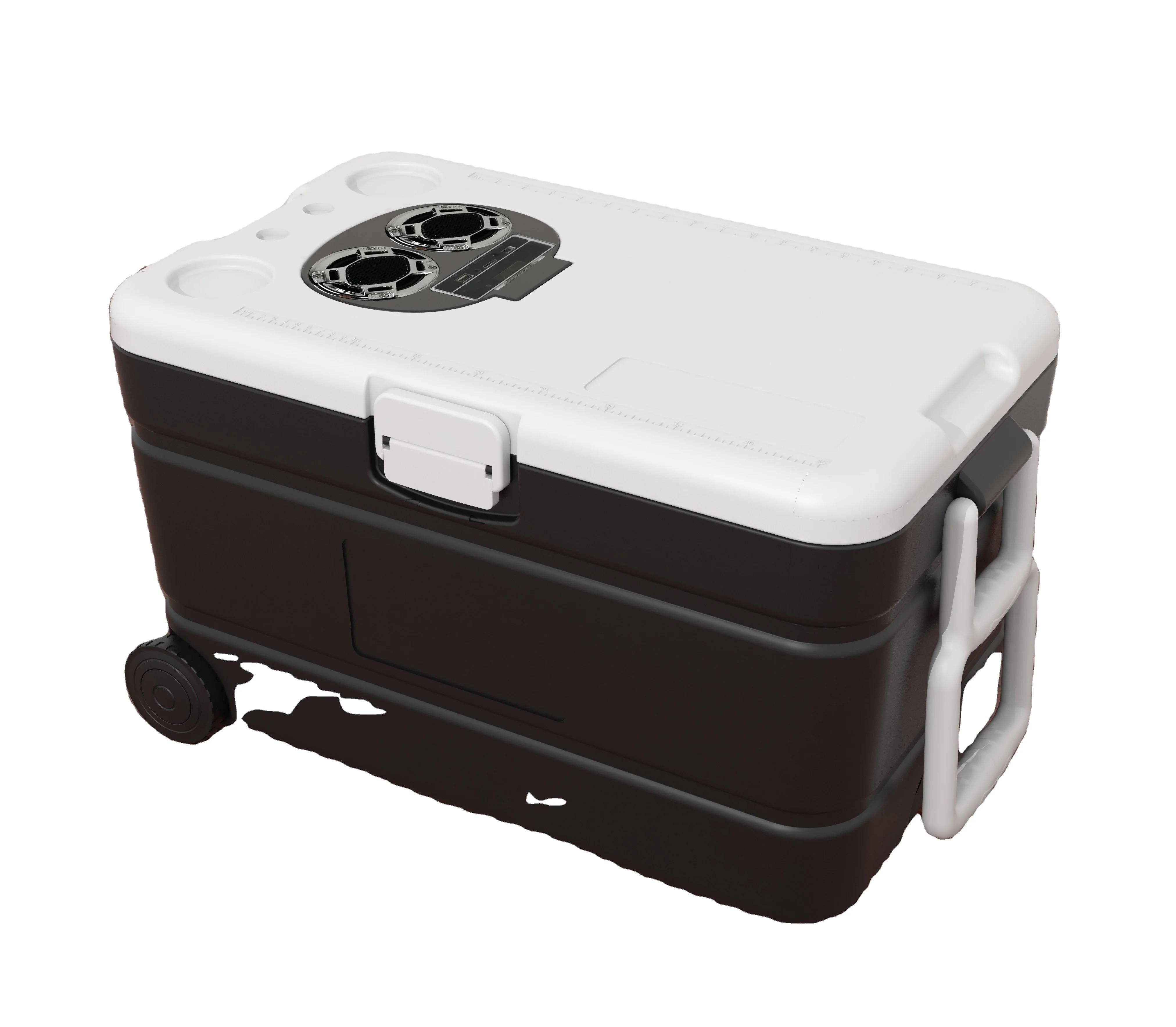 43L wholesale insulated can cooler box Waterproof Speakers on wheel,bocinas bluetooth