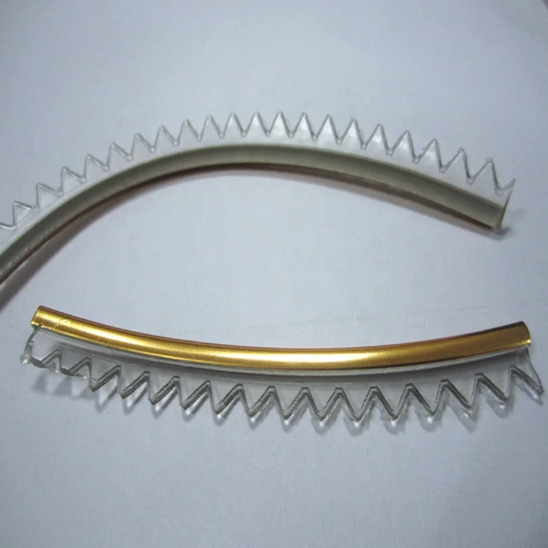 Pvc Shoe Welt with Sawtooth Golden Shoe Decorations Edge Banding piping cord design