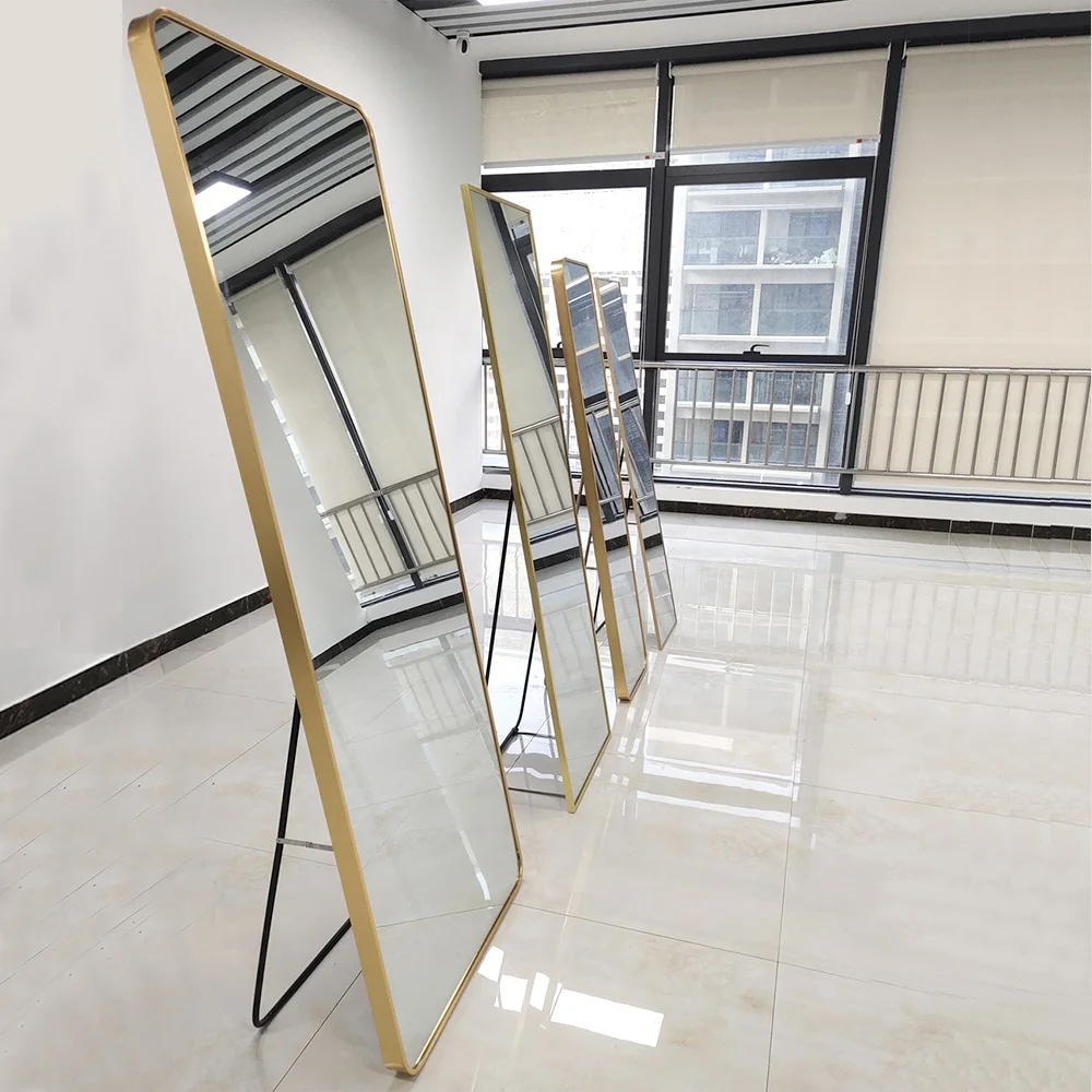 Home Decor Living Room Unbreakable Full length Body Dressing Mirror Big long Floor large Wall Standing Mirror spiegel miroir