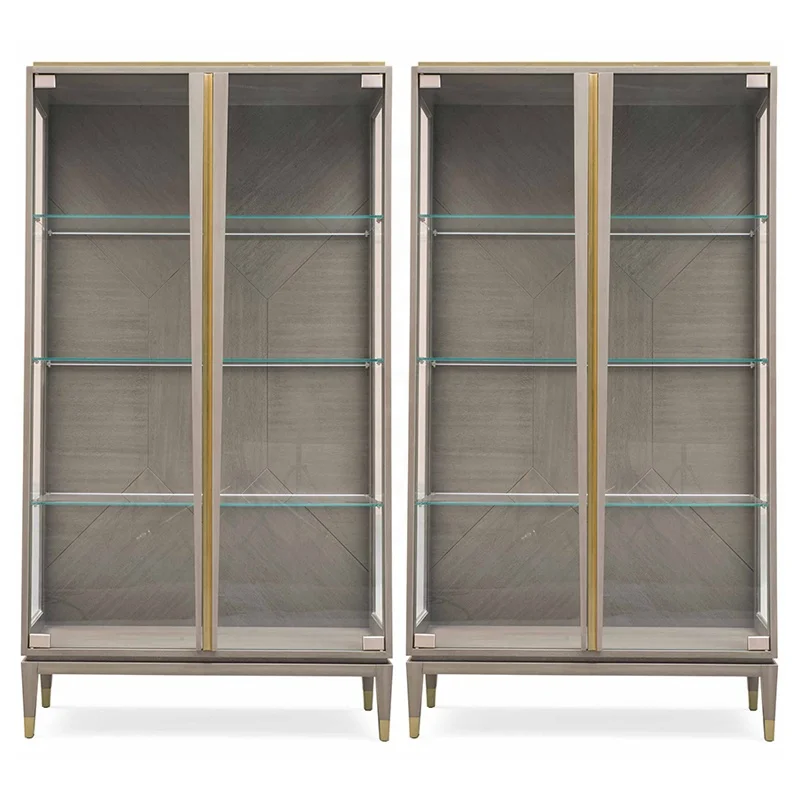 luxury classic wooden antique bedroom furniture set century modern garderobe armoire Wardrobe cloth cabinet