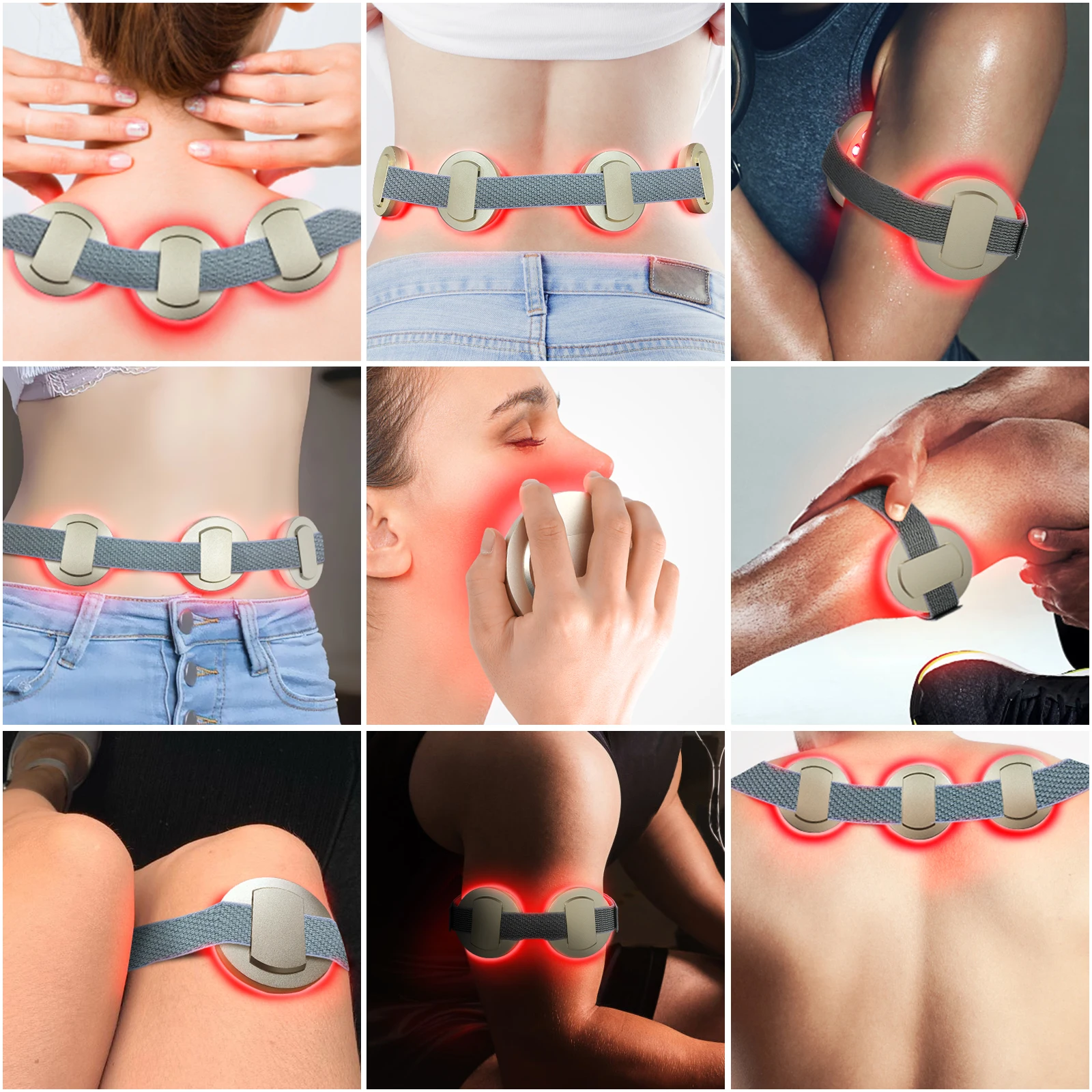 Portable Pulsed Led Professional Medical Neck Skin Infrared Heating Panel Red Light Therapy Equipment For Shoulder Nerve Damage