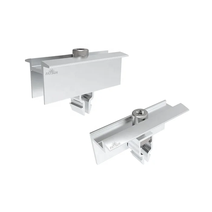 FarSun Solar Structure Bracket Clamps Black Solar End Clamp