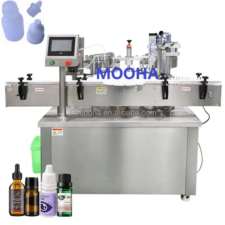 100 ml Paracetamol Normal Saline IV Solution Filling Machine Manufacturing Plant 10ml Eyedrops Liquid Bottle Filling Machine
