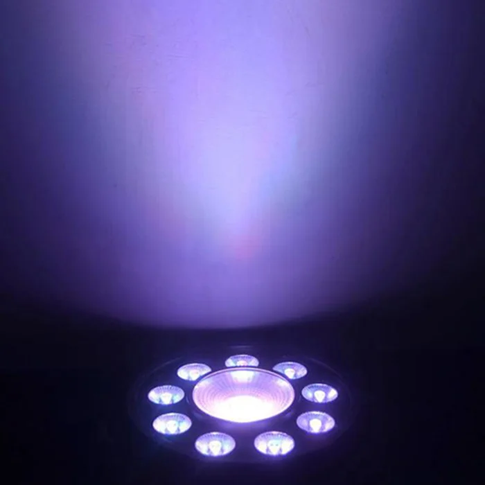 MITUSHOW Indoor Portable Par Light with 9+1 LEDs RGBW 4-in-1 DMX Control Mode for Disco Parties Nightclubs Concerts at Price