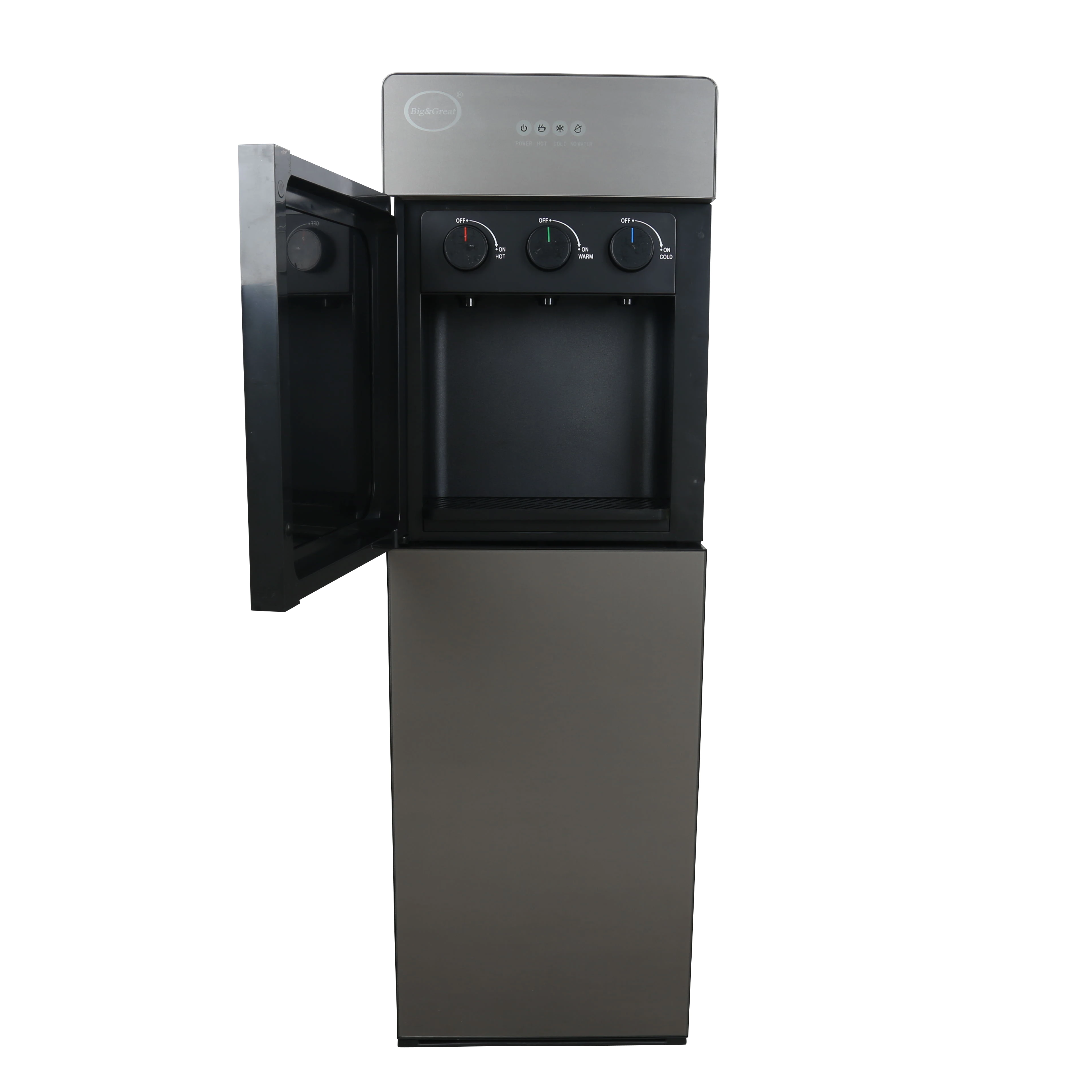 Household appliances vertical stainless steel water cooler hot and cold electric water dispenser