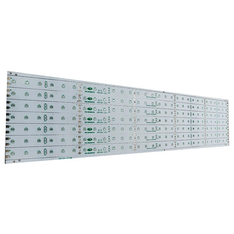 60cm 120cm 150cm 4FT 5FT Metal Pcb Strip Mcpcb Board Aluminum Pcb Circuit Board for T5 T6 T8 Led Tube Light