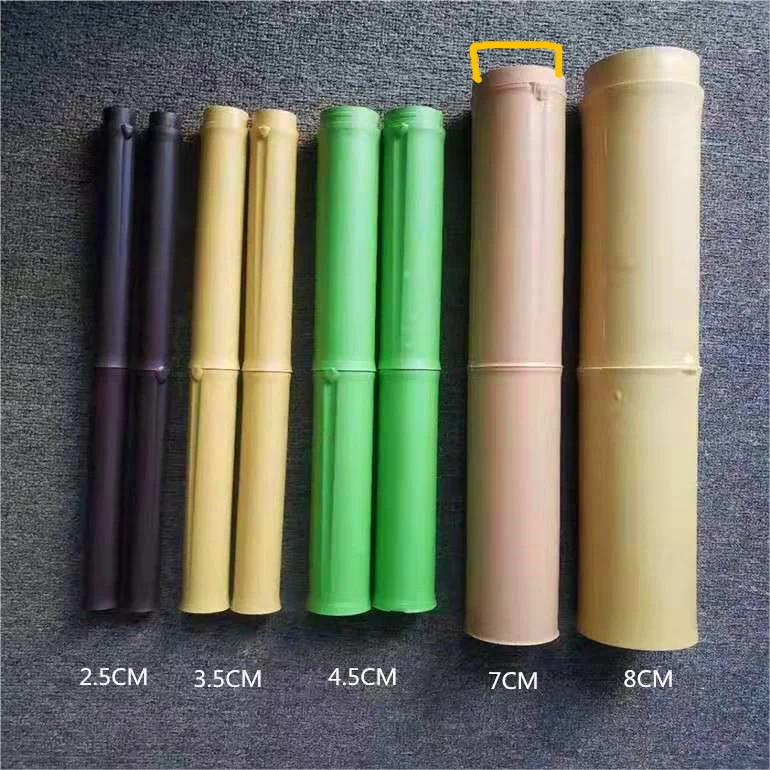 Premium quality Plastic bamboo pole artificial bamboo fence pole pvc bamboo poles