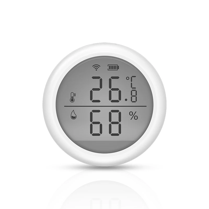 Tuya Smart Temperature Sensor Thermostat Wifi Digital Room Temperature And Humidity Sensor With Tuya App