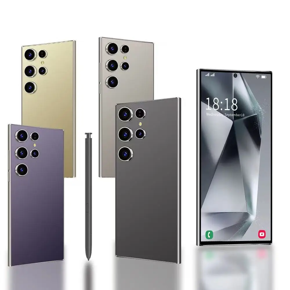 2024 S24 Ultra Cellphone Original 16GB+1TB Smartphone 7inch Unlocked dual card 5G Phones Android 13.0 Mobile phones