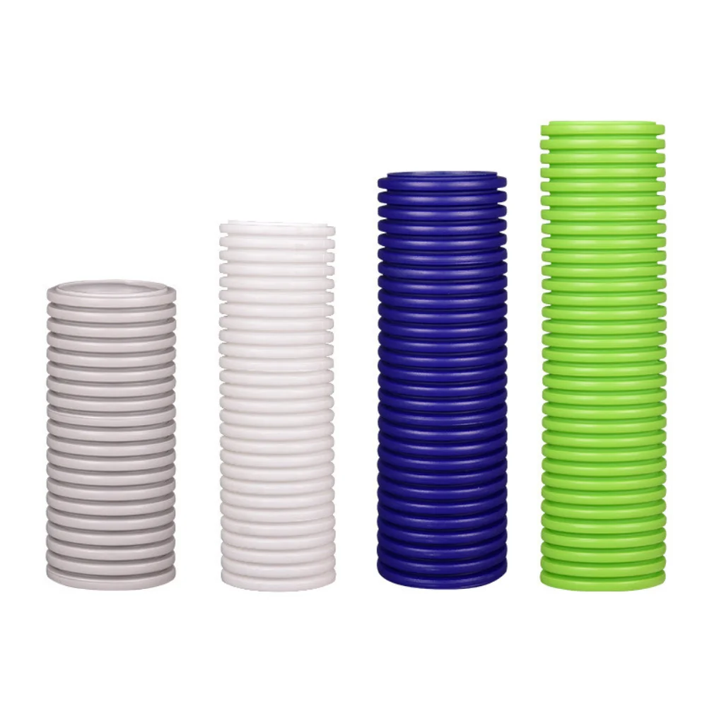 OEM 75mm PE Pipe Easy Installation Flexible Corrugated Bellow Tube HVAC Systems Part-Air Duct Ventilation System Conduit