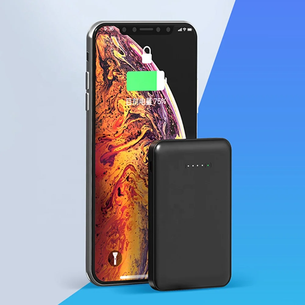 5000Mah присоска банк силы беспроводной для универсального телефона с функцией зарядки