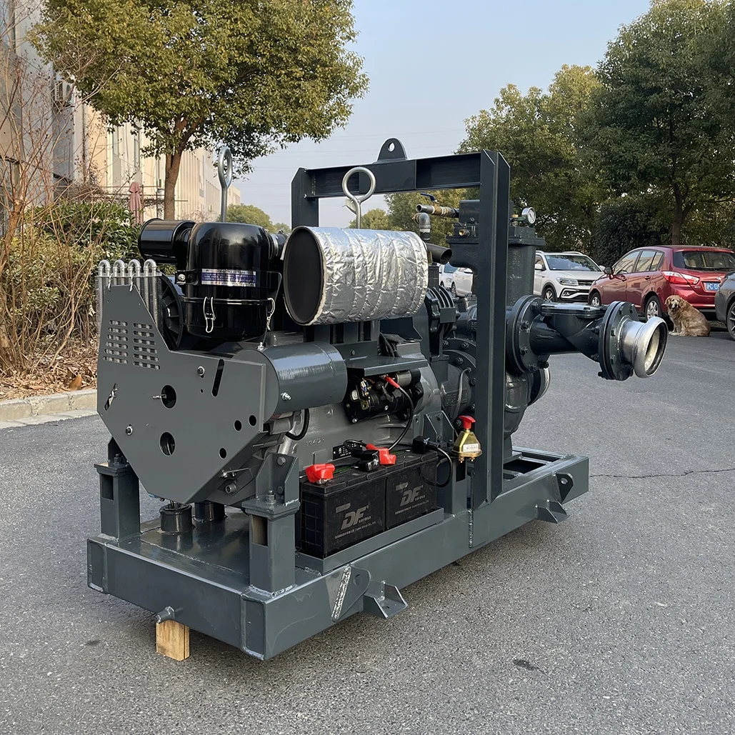Self-priming depth of 9 meters sewage dredging diesel centrifugal pump
