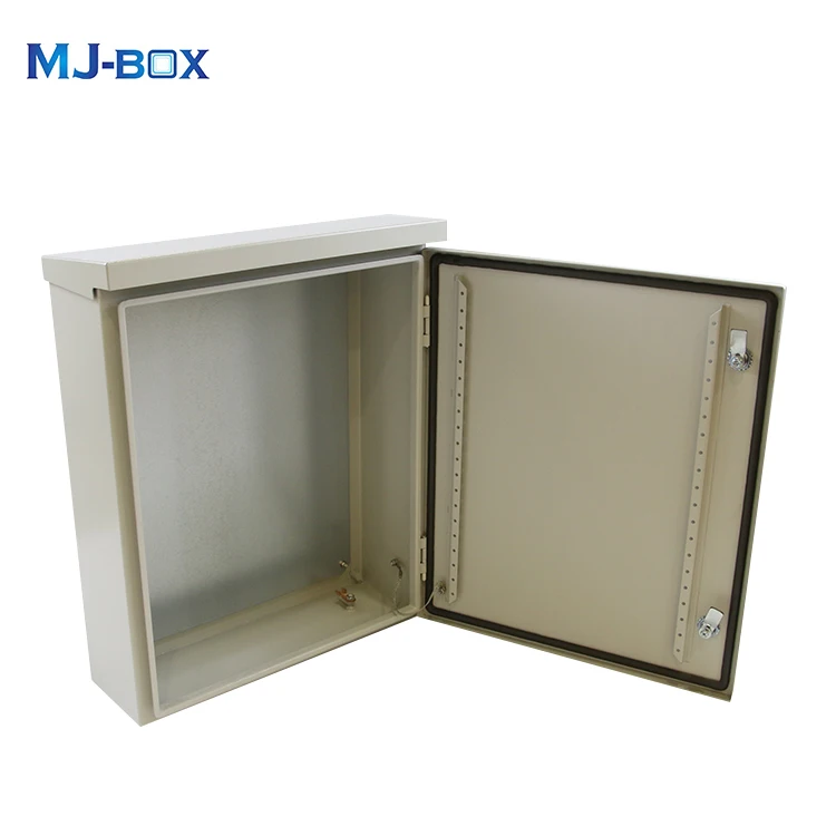 IP66 Weatherproof 304 Stainless Steel Box Wall-Mounted Electronic Equipment Enclosure Box with Mounting Plate and Wall Bracket