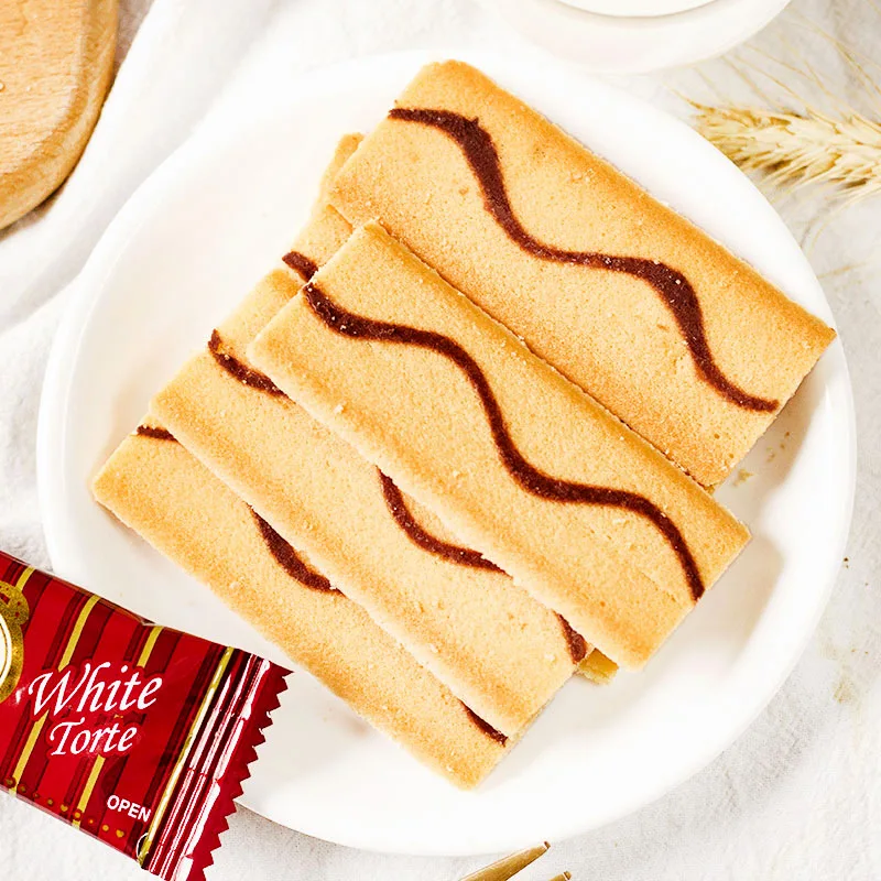 Wholesale Exotic Snack Cookies Cream flavored sandwich cookies biscuits Asian snacks