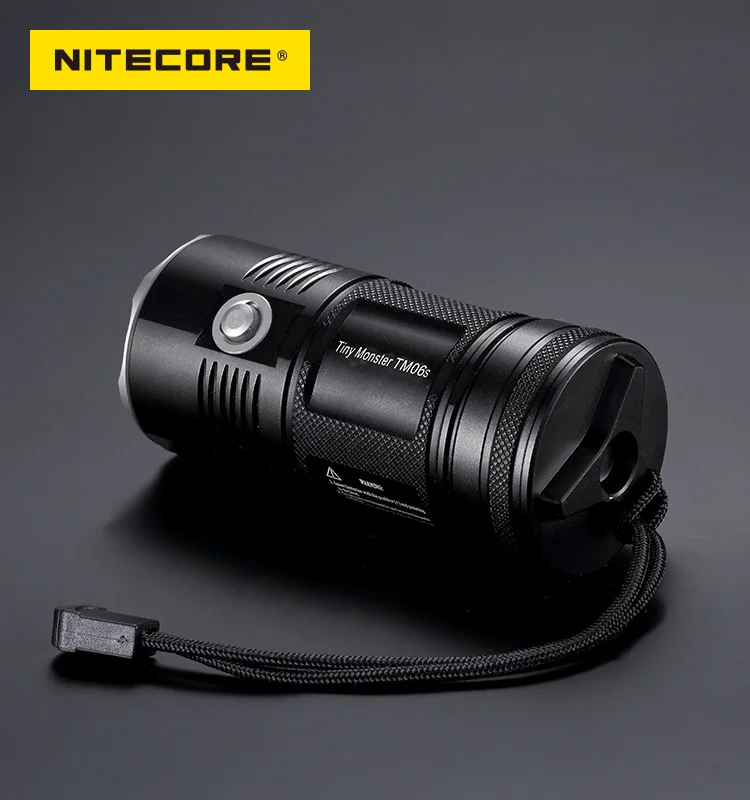 NITECORE TM06S 5 лет гарантии 4000 люмен ультра яркость 359 метров метательный потенциал чрезвычайно компактный размер фонарик