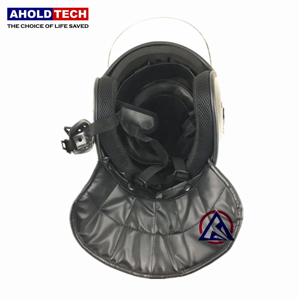 Aholdtech L01-1 Police Anti Riot Helmet With Flat Visor Full Face ABS+PC