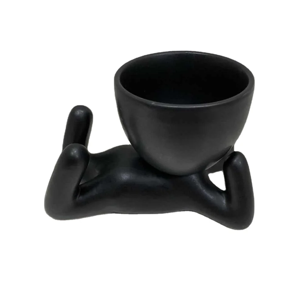 Succulent Planter Decorative Cartoon Flower Pot Mini Cartoon Ceramic Grass Plant Pot