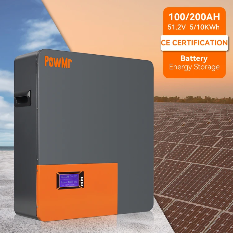 Аккумулятор PowMr Litium 200AH 100AH настенный 51 2 В 5.12KWh 10.24KWh для домашнего использования