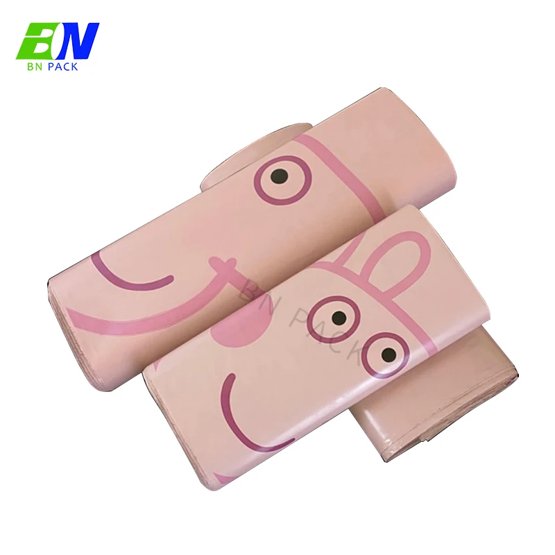 OEM private label 100%  compostable biodegradable poly mailer bags mailing packaging