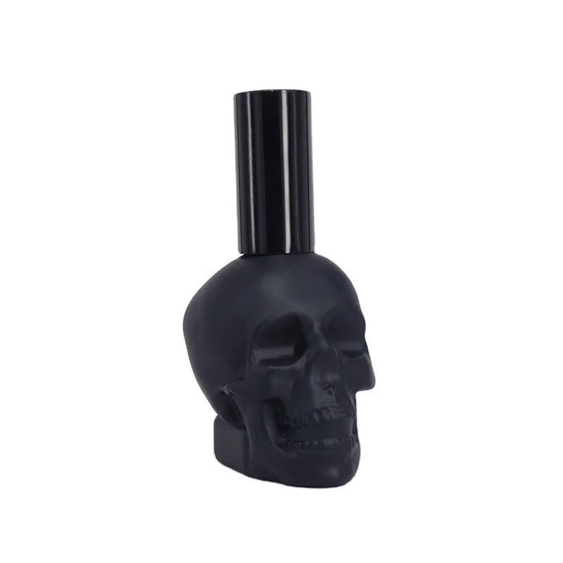 
Child proof skull head dropper e juice bottle matte black 30ml 60ml 120ml 