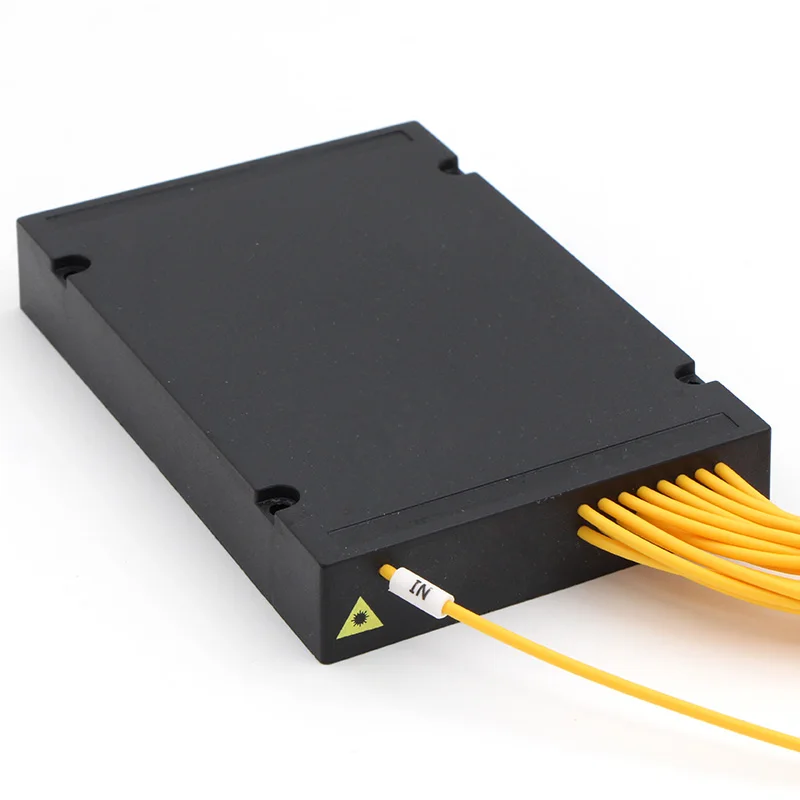 Factory supply Low Loss ABS Cassette Type Fiber Optic PLC Splitter 1 8 SC fiber optic splitter box type PLC for ftth