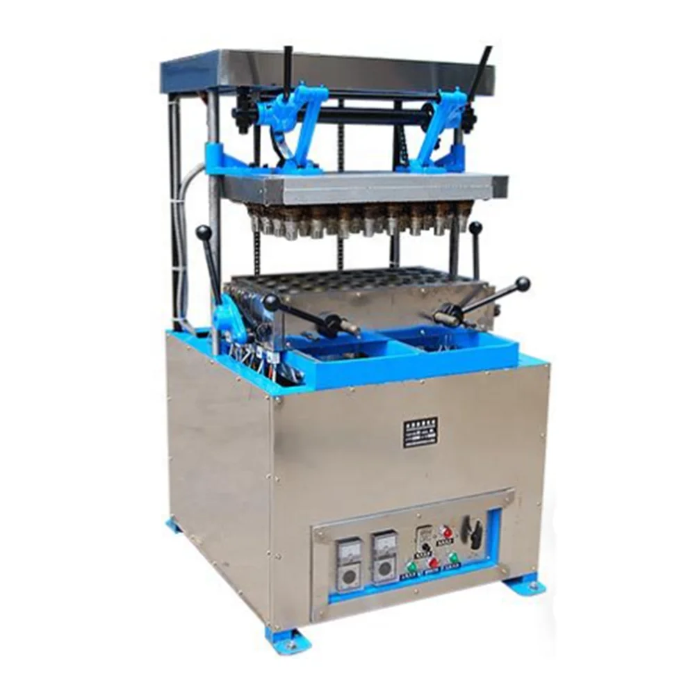 China Sugar Waffle Cone Fully Automatic Edible Cup Coffee Biscuit Tea Eat Maker Machine to Make