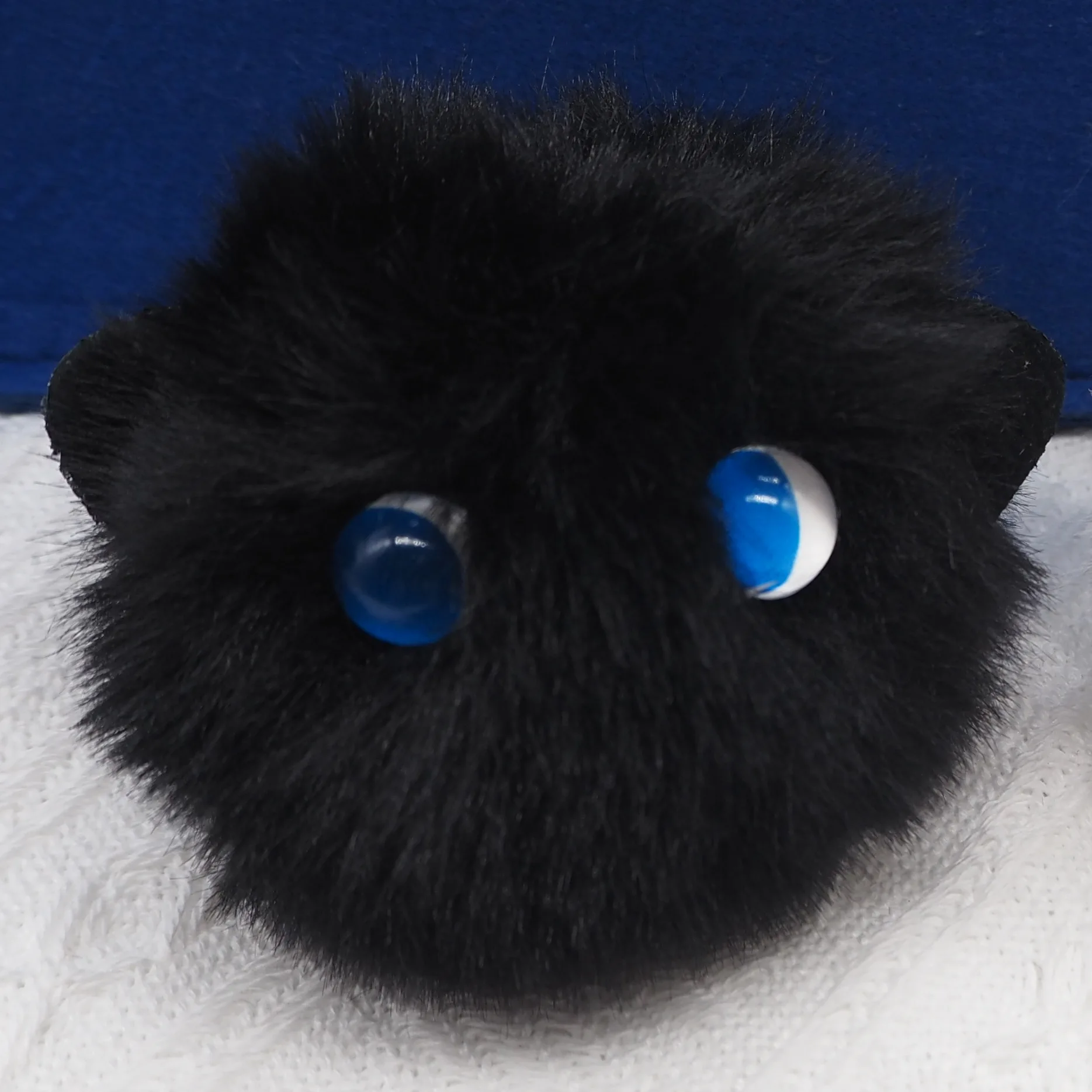 Furry Puff Ball Faux Rabbit Pink Fur Ball Pom Pom Keychain For Women And Girls