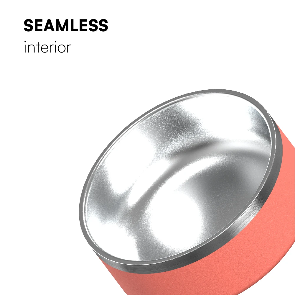 Stainless Steel Non Slip Metal Dog Bowls 32oz Cats Pet Food Water Bowl Feeding for Large Medium Small Breed Dogs