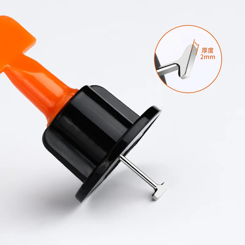 
Hot Sale 50PCS Reusable Tile Leveling Positioning System clips Leveler T-lock Floor concrete floor Tile leveling system 