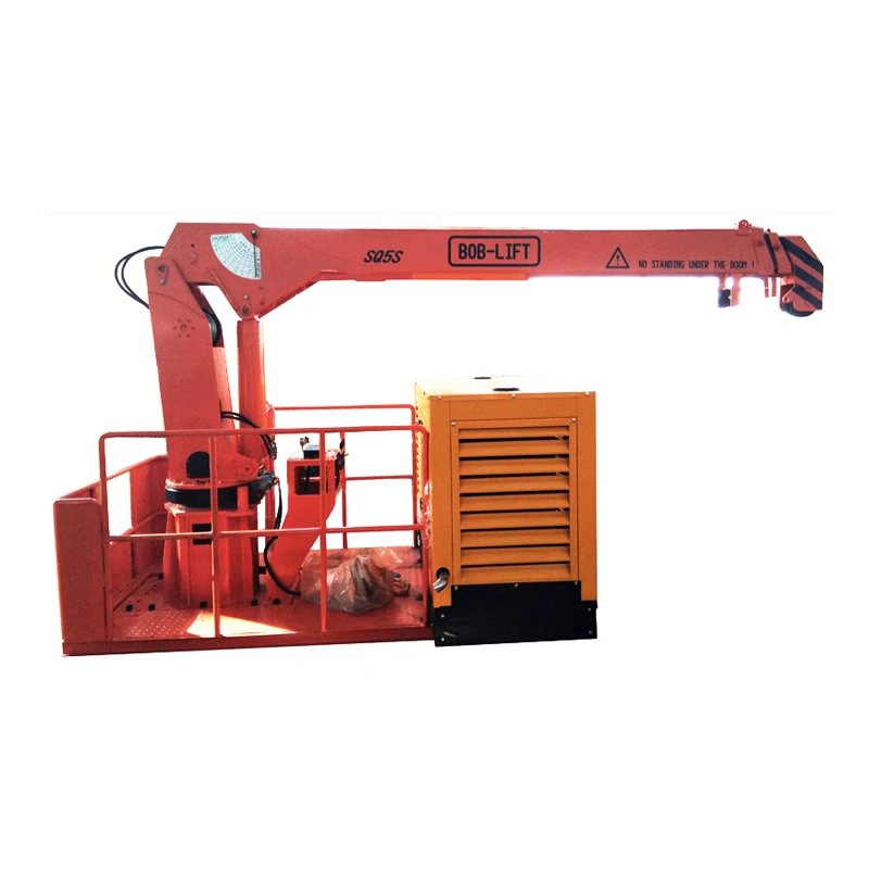 Bob-Lift Innovative 5 Ton Marine Telescopic Boom Marine Crane For Sale